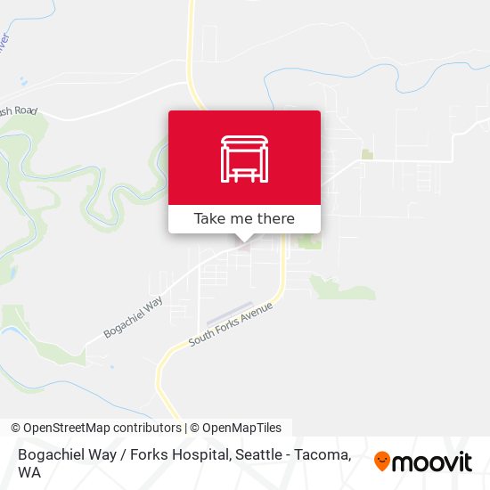 Bogachiel Way / Forks Hospital map