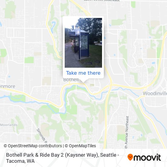 Mapa de Bothell Park & Ride Bay 2 (Kaysner Way)