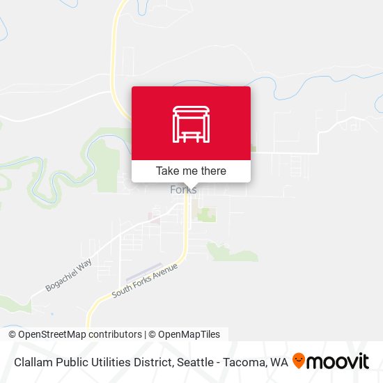 Clallam Public Utilities District map
