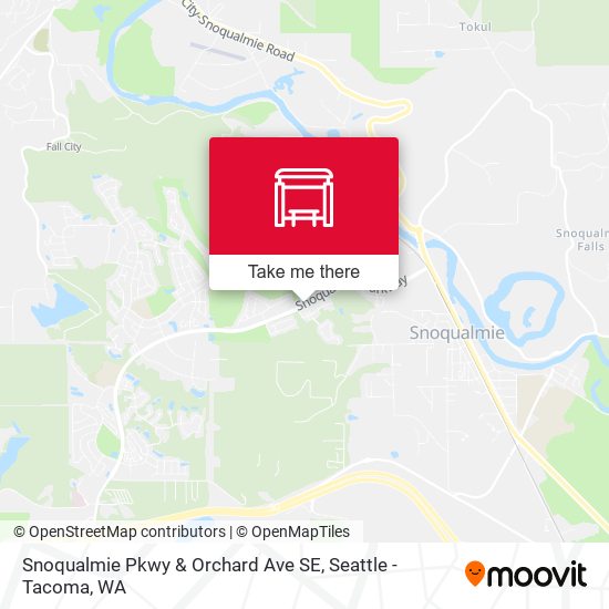 Snoqualmie Pkwy & Orchard Ave SE map
