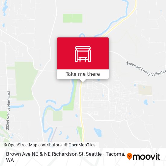 Mapa de Brown Ave NE & NE Richardson St