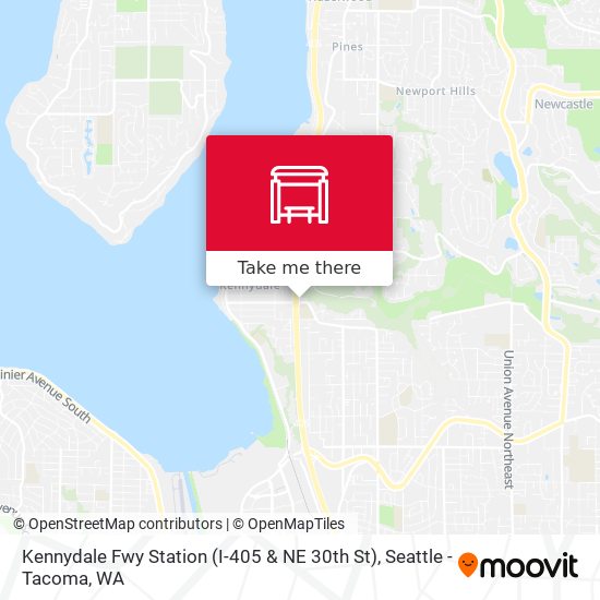 Mapa de Kennydale Fwy Station (I-405 & NE 30th St)