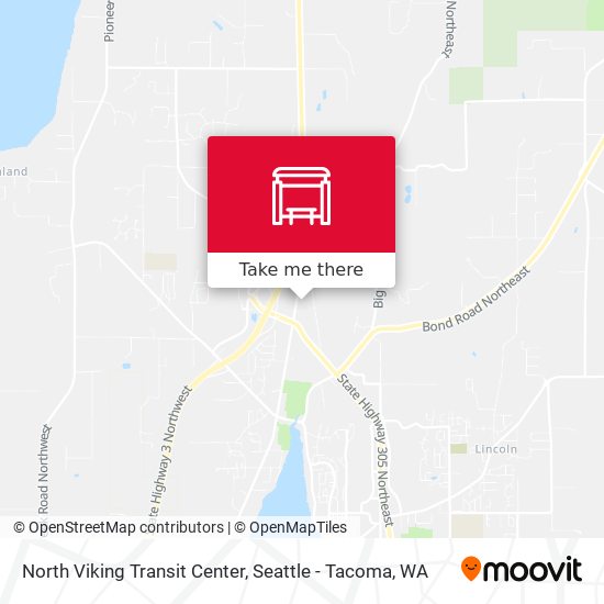 North Viking Transit Center map