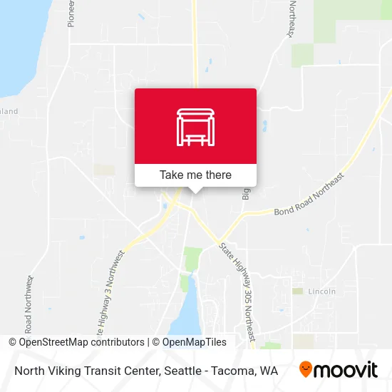 North Viking Transit Center map