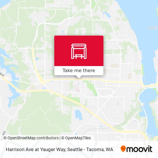 Mapa de Harrison Ave at Yauger Way