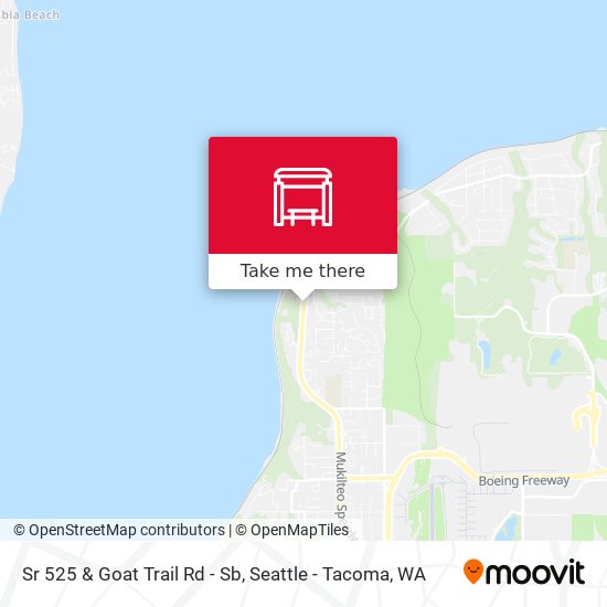 Sr 525 & Goat Trail Rd - Sb map