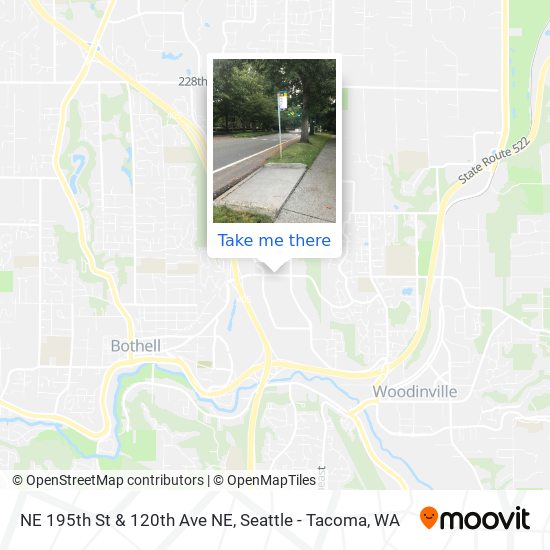 NE 195th St & 120th Ave NE map