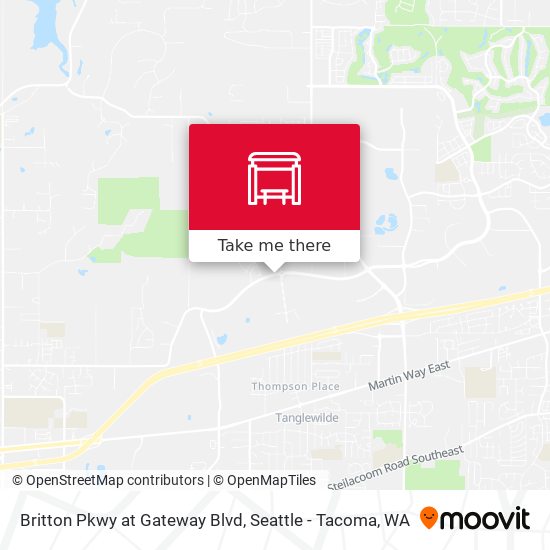 Britton Pkwy at Gateway Blvd map