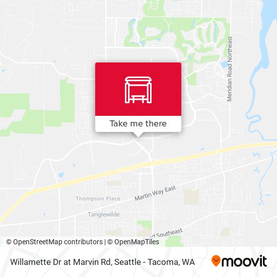 Mapa de Willamette Dr at Marvin Rd