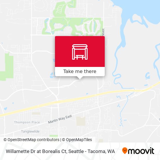 Mapa de Willamette Dr at Borealis Ct