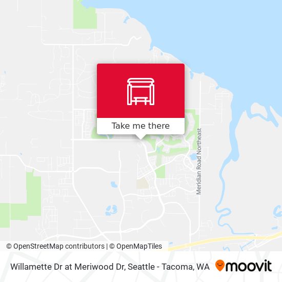 Mapa de Willamette Dr at Meriwood Dr