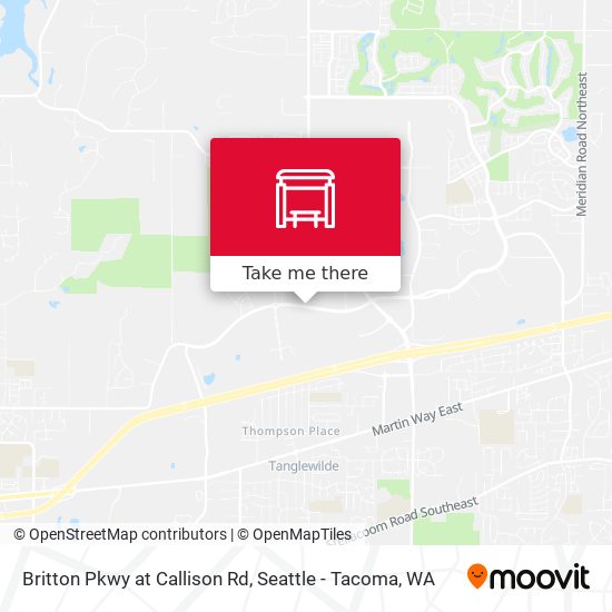 Britton Pkwy at Callison Rd map