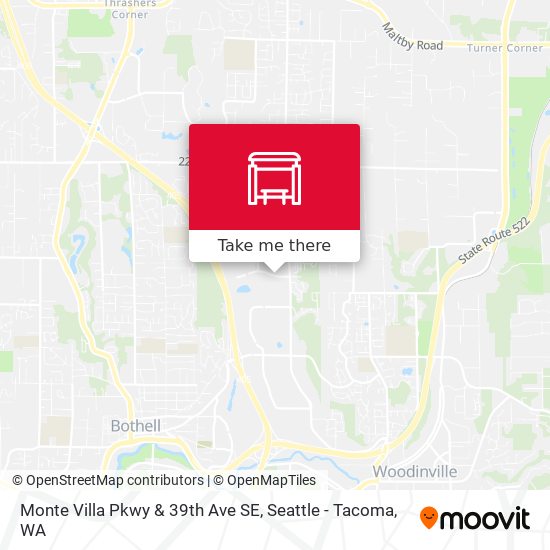Monte Villa Pkwy & 39th Ave SE map