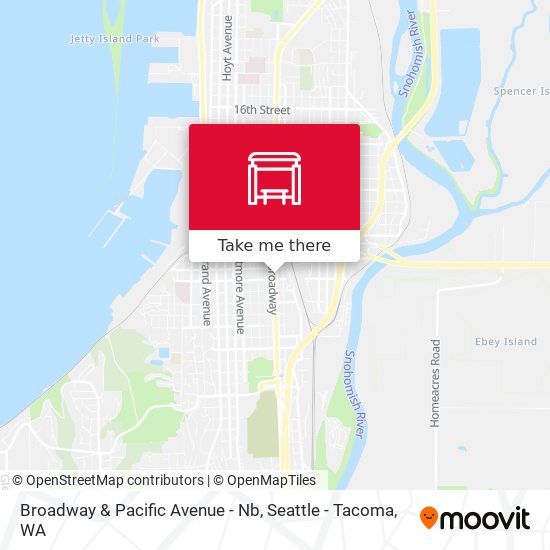 Mapa de Broadway & Pacific Avenue - Nb