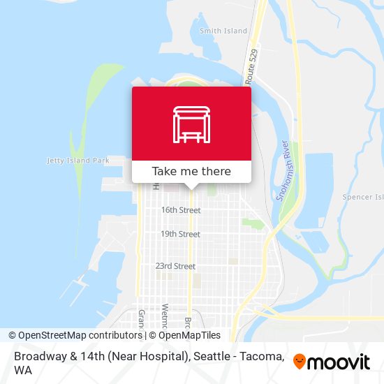 Broadway & 14th (Near Hospital) map