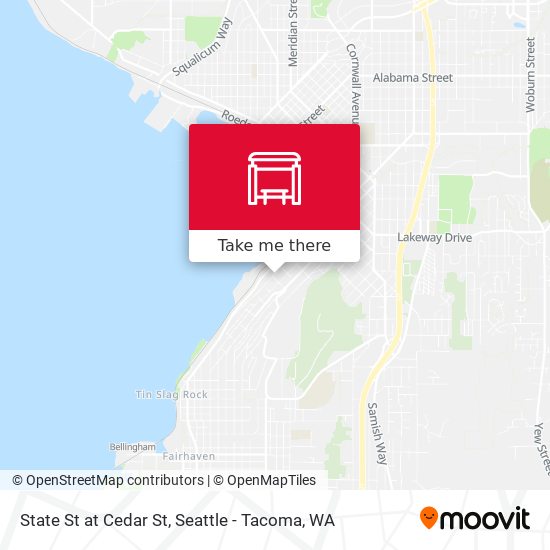 State St at Cedar St map