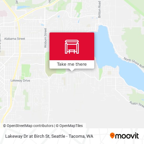 Mapa de Lakeway Dr at Birch St