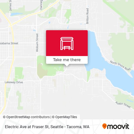 Electric Ave at Fraser St map
