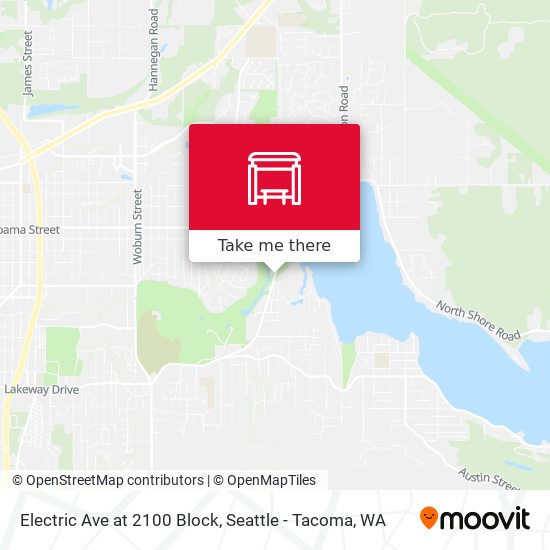 Electric Ave at 2100 Block map