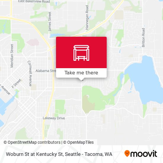 Woburn St at Kentucky St map