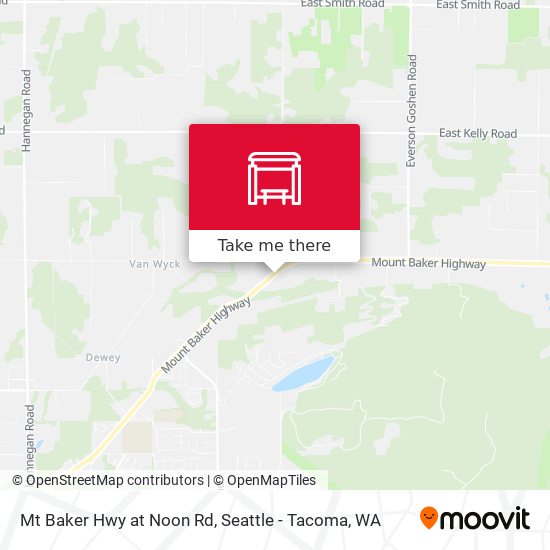Mt Baker Hwy at Noon Rd map
