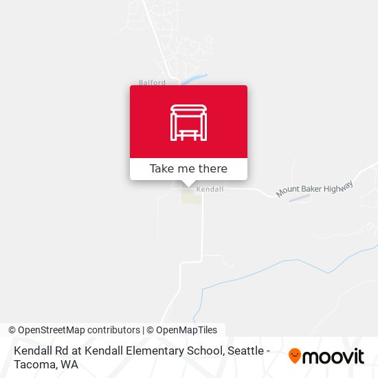 Kendall Rd at Kendall Elementary School map