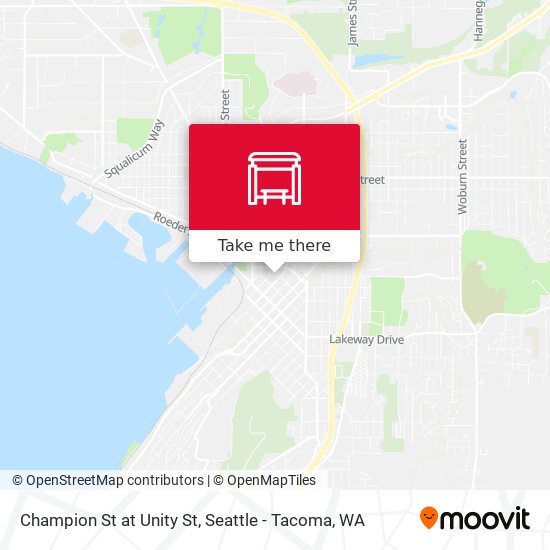 Champion St at Unity St map
