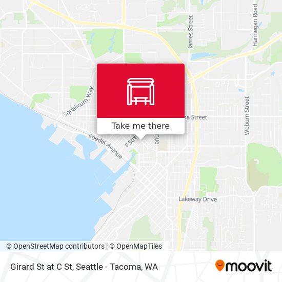 Mapa de Girard St at C St