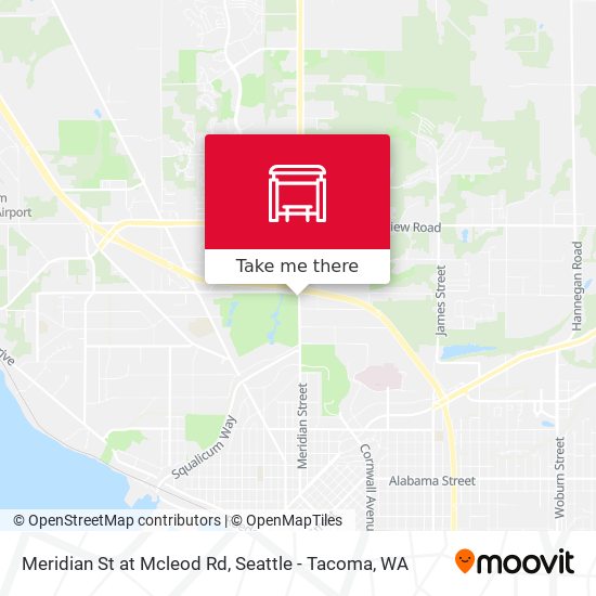 Meridian St at Mcleod Rd map