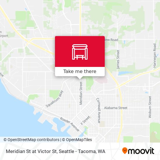 Mapa de Meridian St at Victor St