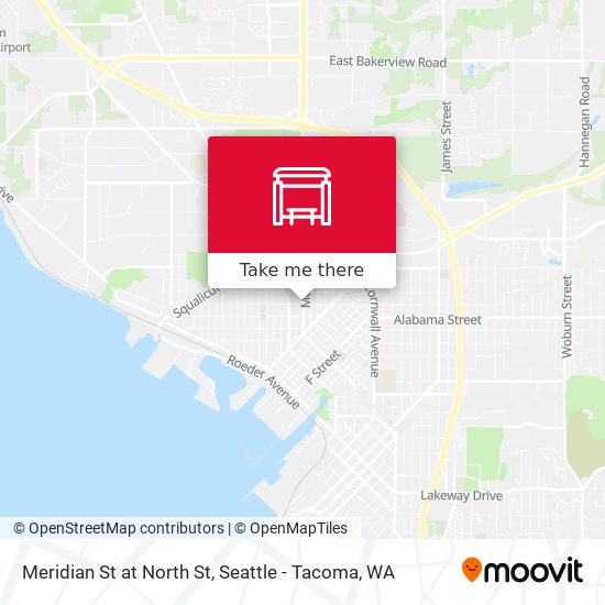 Mapa de Meridian St at North St