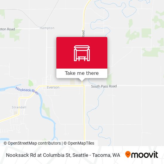 Nooksack Rd at Columbia St map