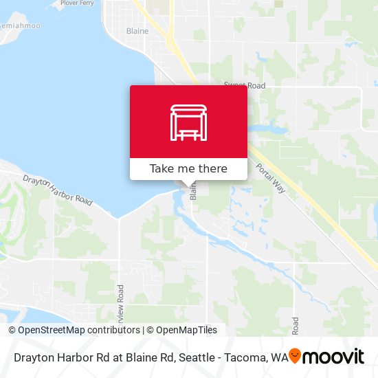 Drayton Harbor Rd at Blaine Rd map
