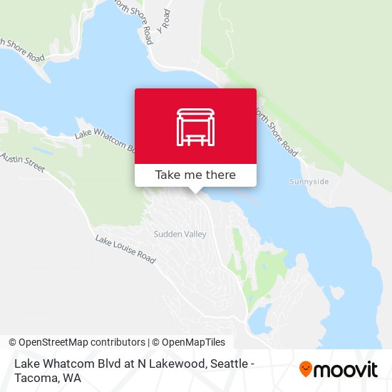 Mapa de Lake Whatcom Blvd at N Lakewood
