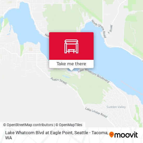 Lake Whatcom Blvd at Eagle Point map