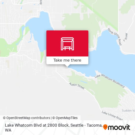 Mapa de Lake Whatcom Blvd at 2800 Block