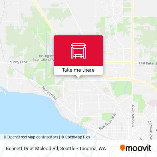 Bennett Dr at Mcleod Rd map