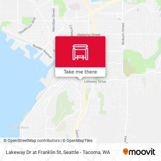 Lakeway Dr at Franklin St map