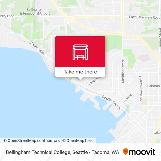 Mapa de Bellingham Technical College