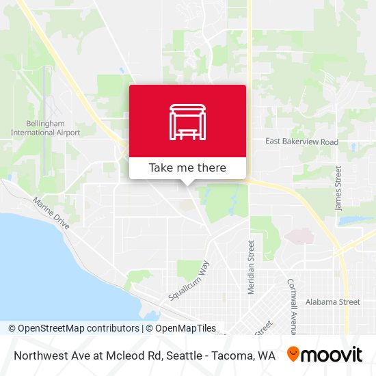Northwest Ave at Mcleod Rd map