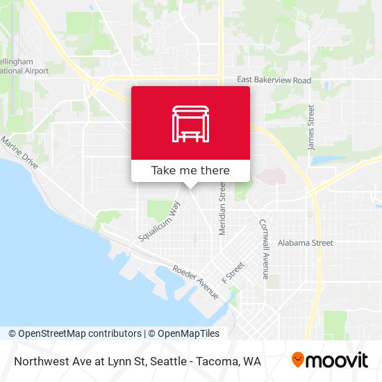 Northwest Ave at Lynn St map