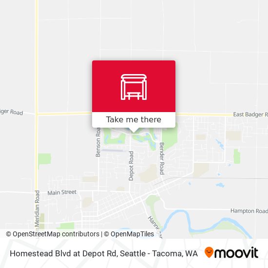 Mapa de Homestead Blvd at Depot Rd