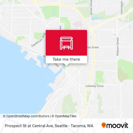 Mapa de Prospect St at Central Ave
