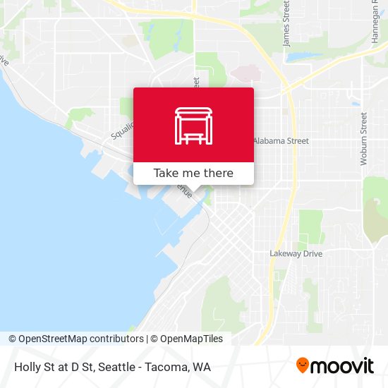 Mapa de Holly St at D St