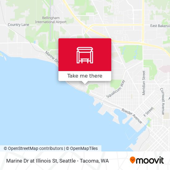 Marine Dr at Illinois St map