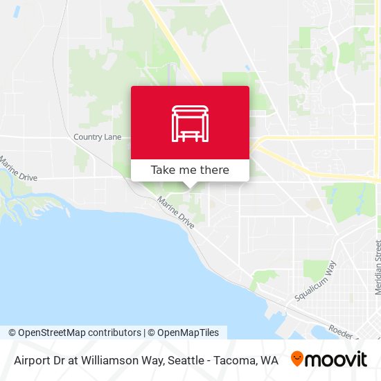 Airport Dr at Williamson Way map