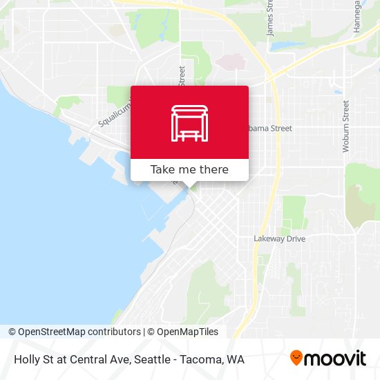 Holly St at Central Ave map