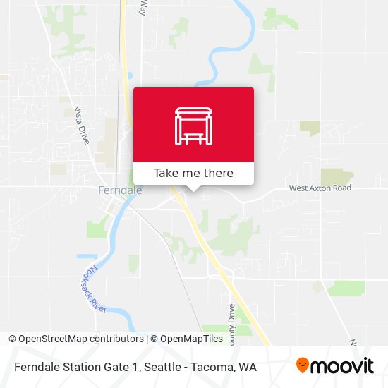 Mapa de Ferndale Station Gate 1