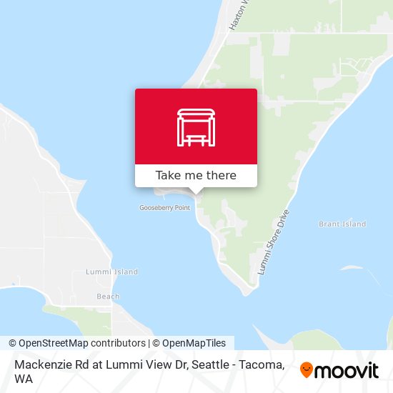 Mackenzie Rd at Lummi View Dr map