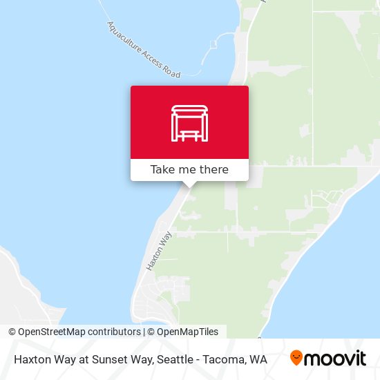 Mapa de Haxton Way at Sunset Way